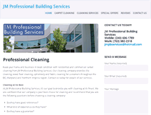 Tablet Screenshot of jmprofessionalbuildingservices.com